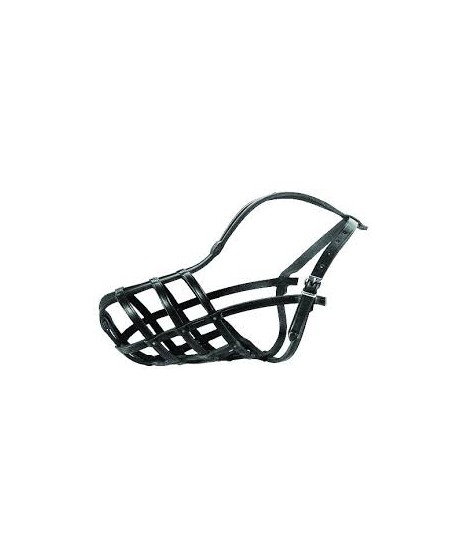 Kaganiec skórzany dla psa. Długość pyska około 11cm szerokość kufy około 36cm. PRODUKT POLSKI.