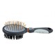 Szczotka dwustronna, nylonowe i druciane włosie z plastkowymi końcówkami. TRIXIE. Wymiary 5x19cm.
