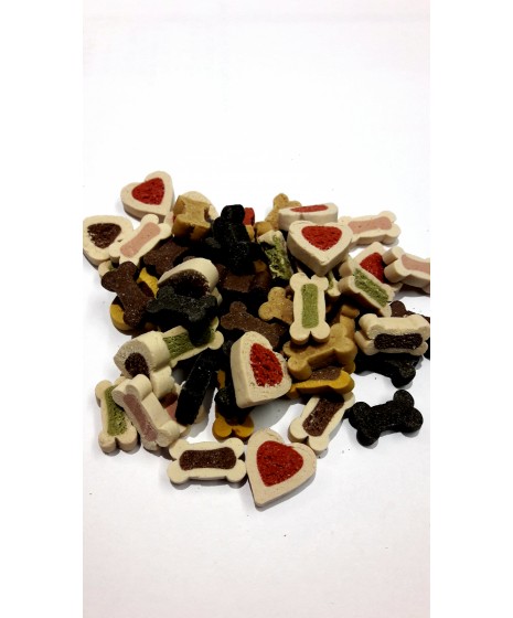 Mięsne treserki - mix smaków. Małe przysmaczki dla piesków. Jako nagroda bądź do tresury.