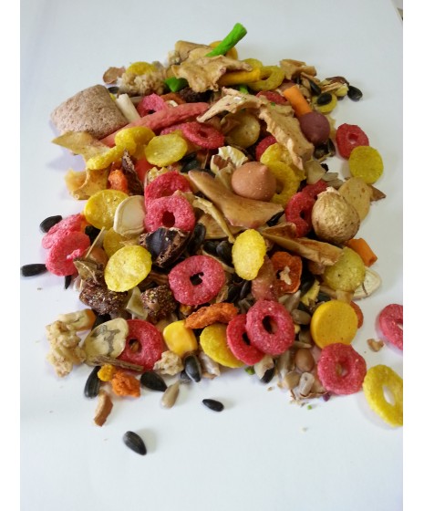 Karma dla królików, chomików, szynszyli, myszek, myszoskoczków, szczurków, świnek morskich. Owocowy sad.