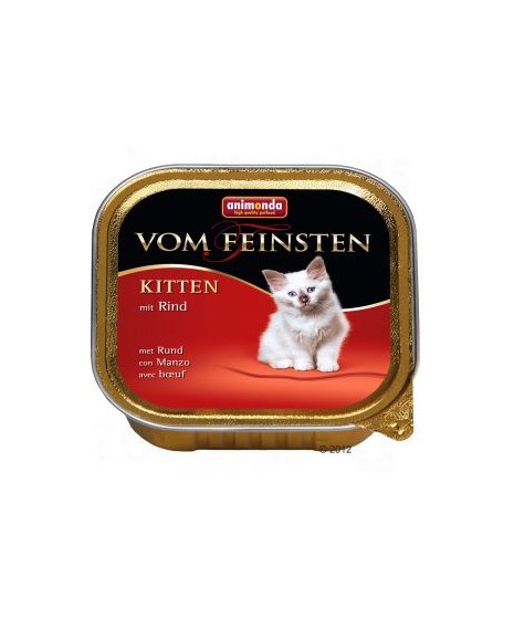 Animonda vom feinsten - karma mokra dla małych kotków. Z wołowiną. 100g.