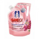 SANIBOX- cudowny zapach frezji. Płyn myjący pochłaniający nieprzyjemne zapachy. 1000ml.