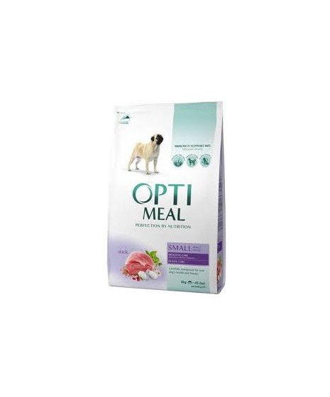 OPTI MEAL - karma sucha dla psa. Z kaczką. Troska o trawienie. Troska o zęby.