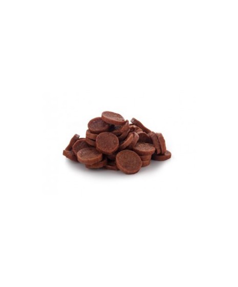 Talarki wołowe- Miękkie mięsne talarki z wołowiny to wspaniała naturalna przekąska.