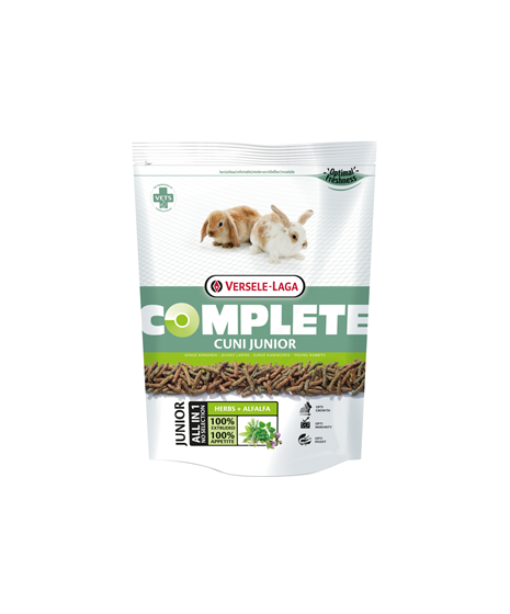 Królik VERSELE -LAGA karma wysokojakościowa pełnoporcjowa. 500g. Granulat. CUNI JUNIOR. Karma dla młodych króliczków.