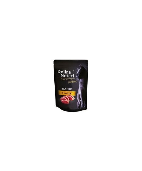 Dolina Noteci Premium dla sterylizowanego kota -Z kaczką. Bez zbóż. Z tauryną. 85g.