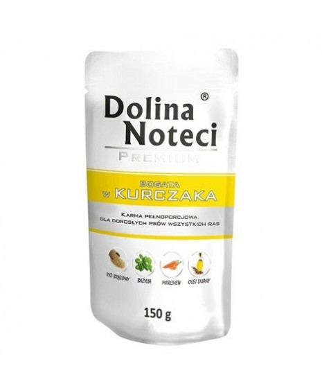 Dolina Noteci PREMIUM- bogata w kurczaka. 150g. Karma mokra w saszetce.