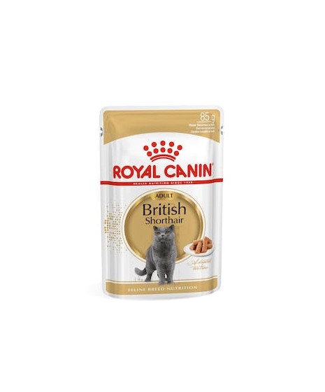 Saszetka dla kota ROYAL CANIN - dla kotów dorosłych rasy Brytyjski Krótkowłosy. 85g