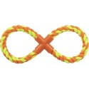 Zabawka LINA do przeciągania ósemka sznurowa. Dla psa. Z bawełny/poliestru. Z plastikowym krzyżakiem. TRIXIE.