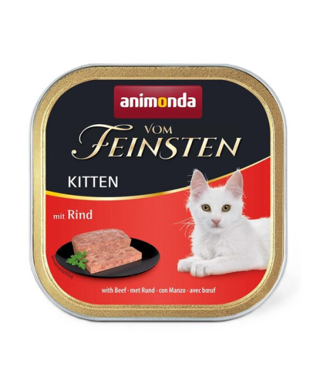 Animonda vom feinsten - karma mokra dla małych kotków. Z wołowiną. 100g.