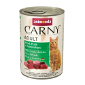 Animonda Carny - karma mokra w puszce dla kotów. 400g. Wołowina z indykiem i królikiem.