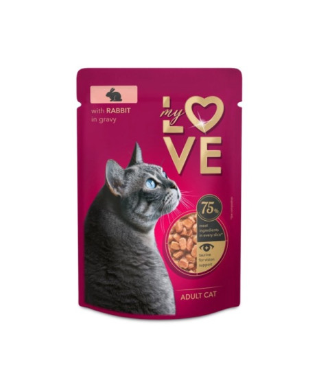 My Love 85g - dla kota karma z królikiem w sosie.