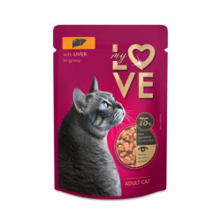 My Love 85g - dla kota karma z wątróbką w  sosie.