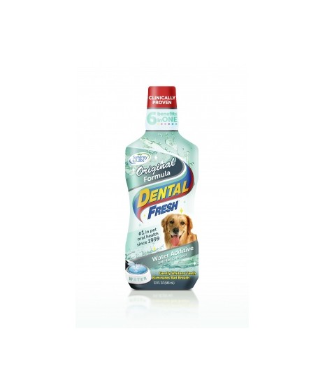 DENTAL FRESH -  preparat do higieny jamy ustnej dla zwierząt w płynie. 237ml.