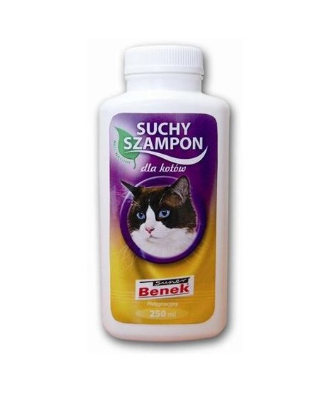 Szampon SUCHY DLA KOTÓW SUPER BENEK  regeneracyjno - pielęgnacyjny  250ml.