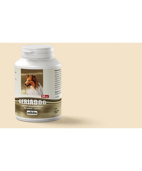 Witaminy GERIADOG Mikita - karma uzupełniająca dla psów i kotów.