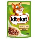 Saszetka dla kota KITEKAT 85g z królikiem. Mokra karma.