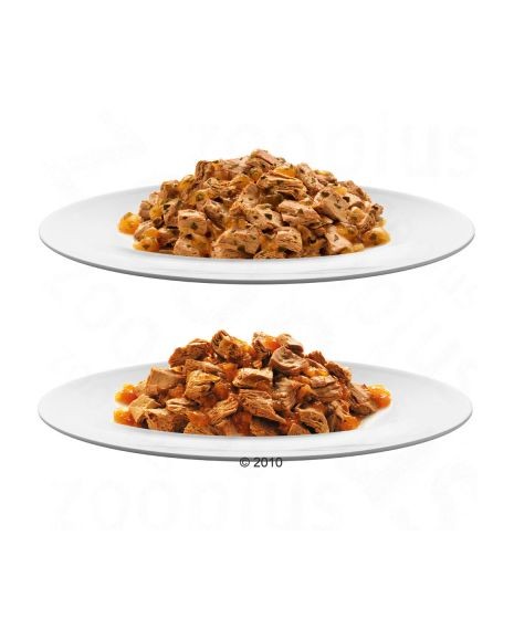 Saszetka dla kota FELIX 100g z kaczką w galaretce ze szpinakiem. Mokra karma.