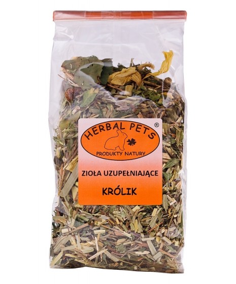 Królik zioła uzupełniające HERBAL PETS 100g. Pyszna, zdrowa i naturalna przekąska.