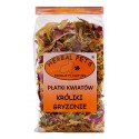 Zioła - płatki kwiatów dla królików, koszatniczek, szynszyli i świnek morskich. 30g.